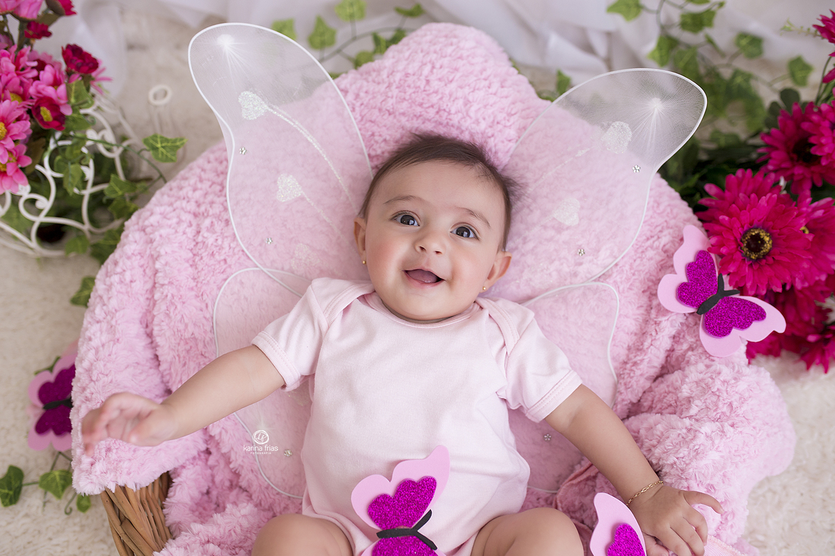 a bebe sorri para a fotografa de caxias do sul, karina frias