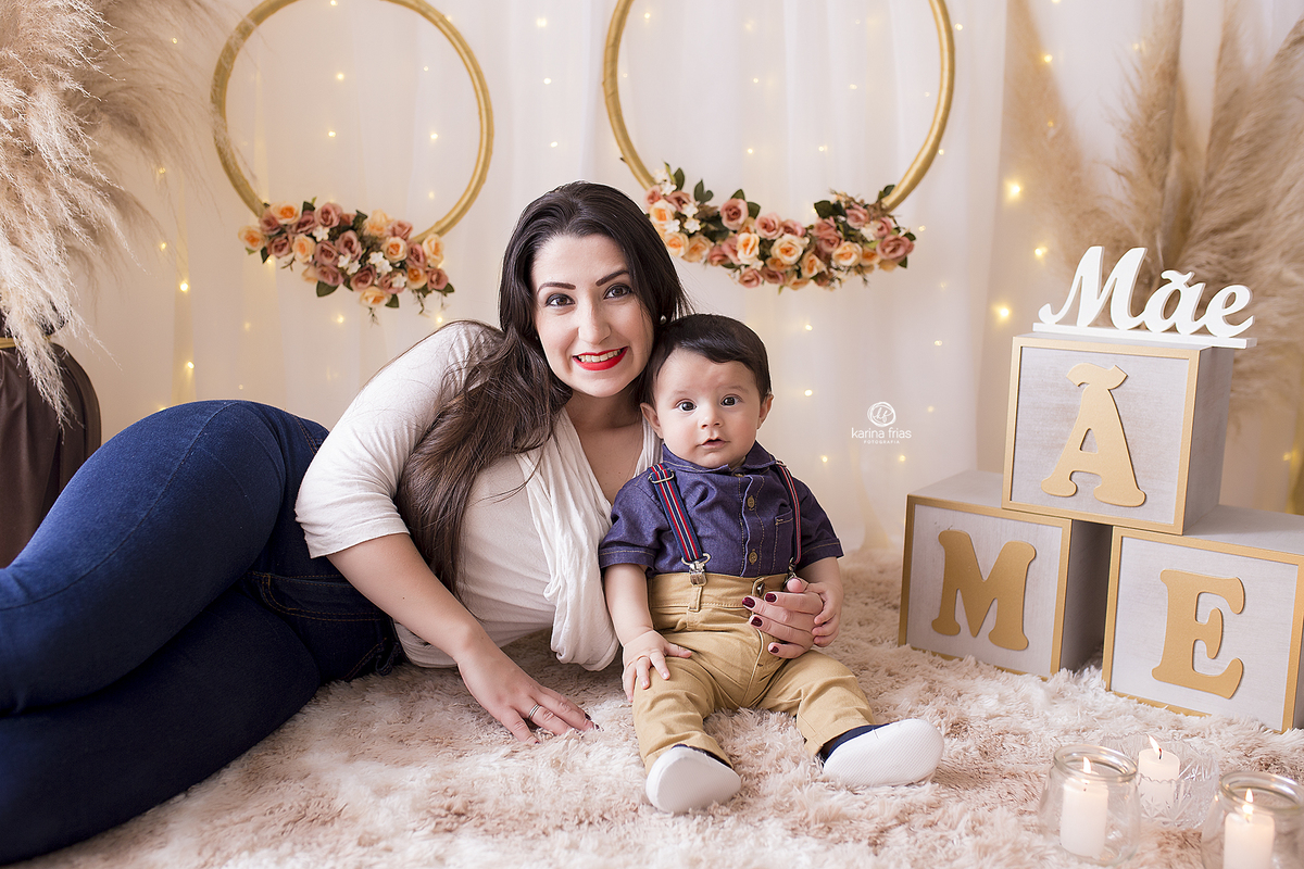 no ensaio mensal, utilizamos o cenario de dia das maes