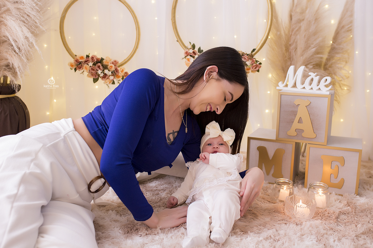 no acompanhamento mensal usamos o cenario de dia das maes