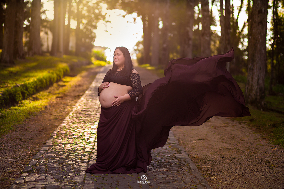 no book externo de gestante jogamos o tecido para o alto