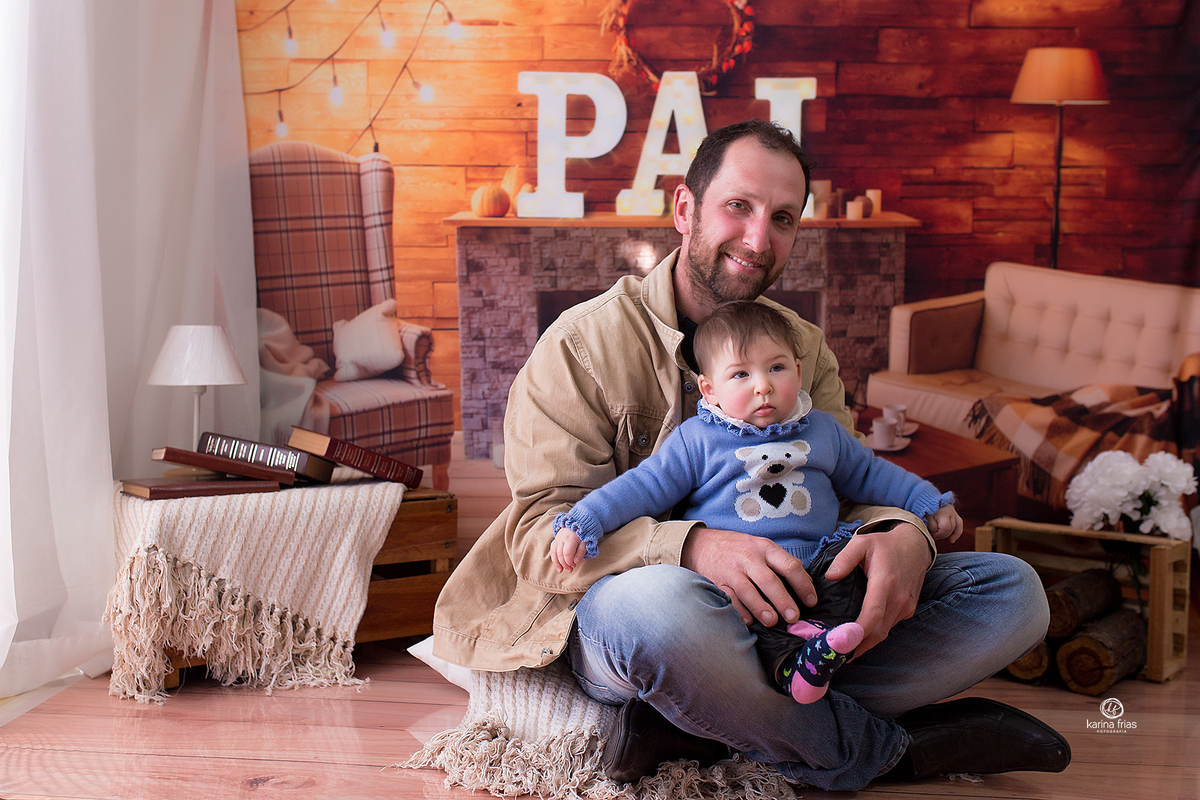 no dia dos pais fizemos um sessão no acompanhamento mensal