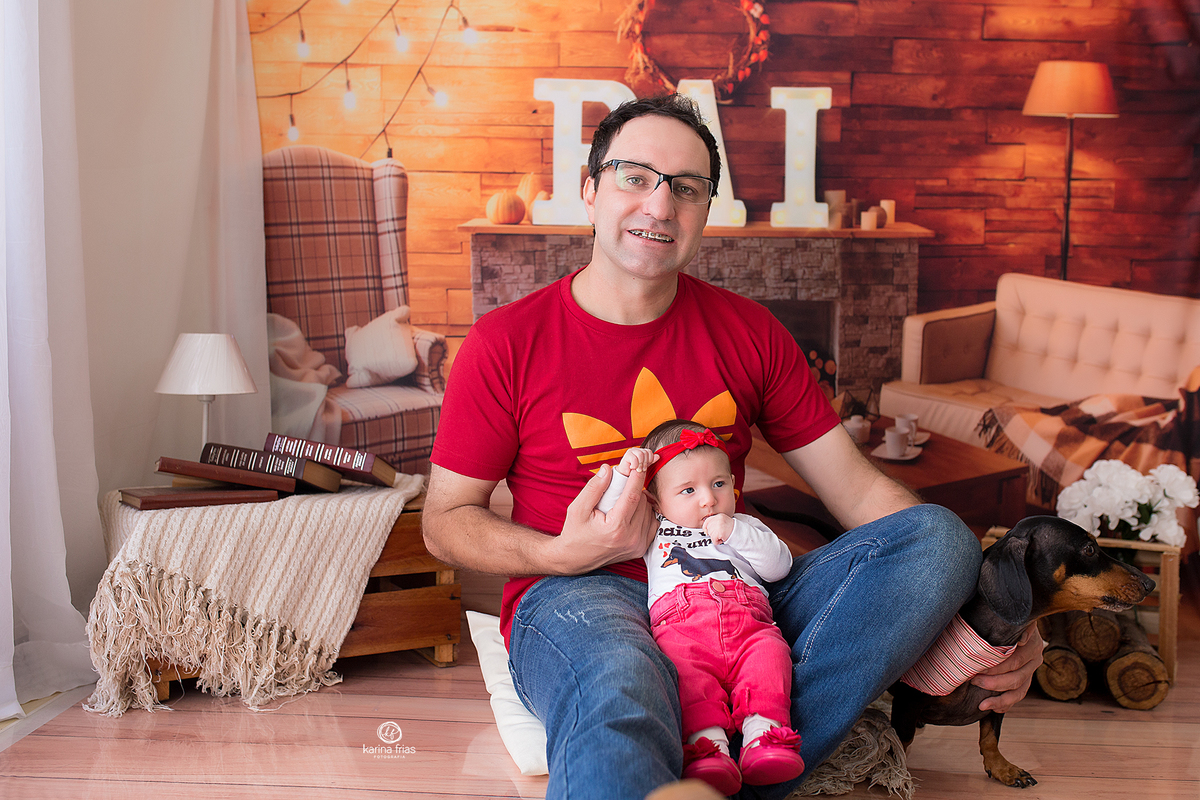 a cachorrinha tambem participou da sessão infantil