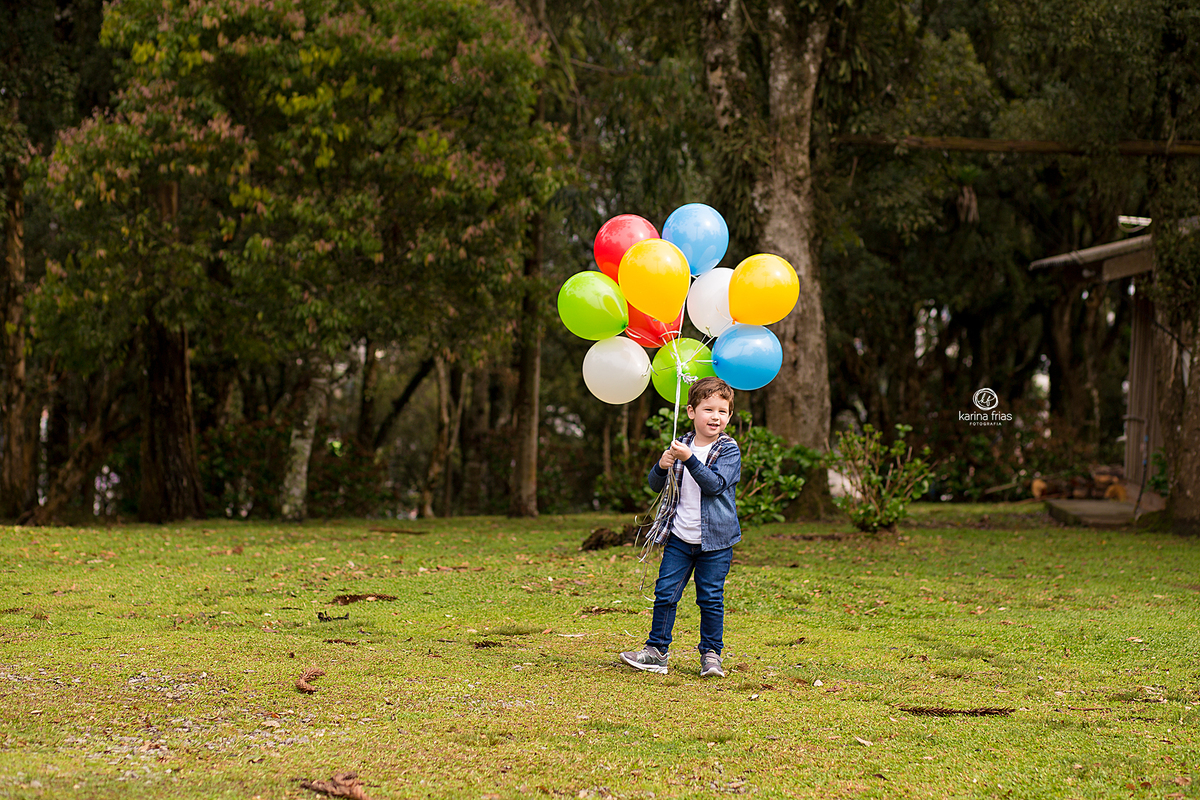 no ensaio externo levamos balões
