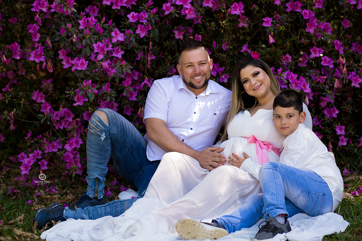 A FAMILIA PARTICIPA DO ENSAIO EXTERNO DE GESTANTE