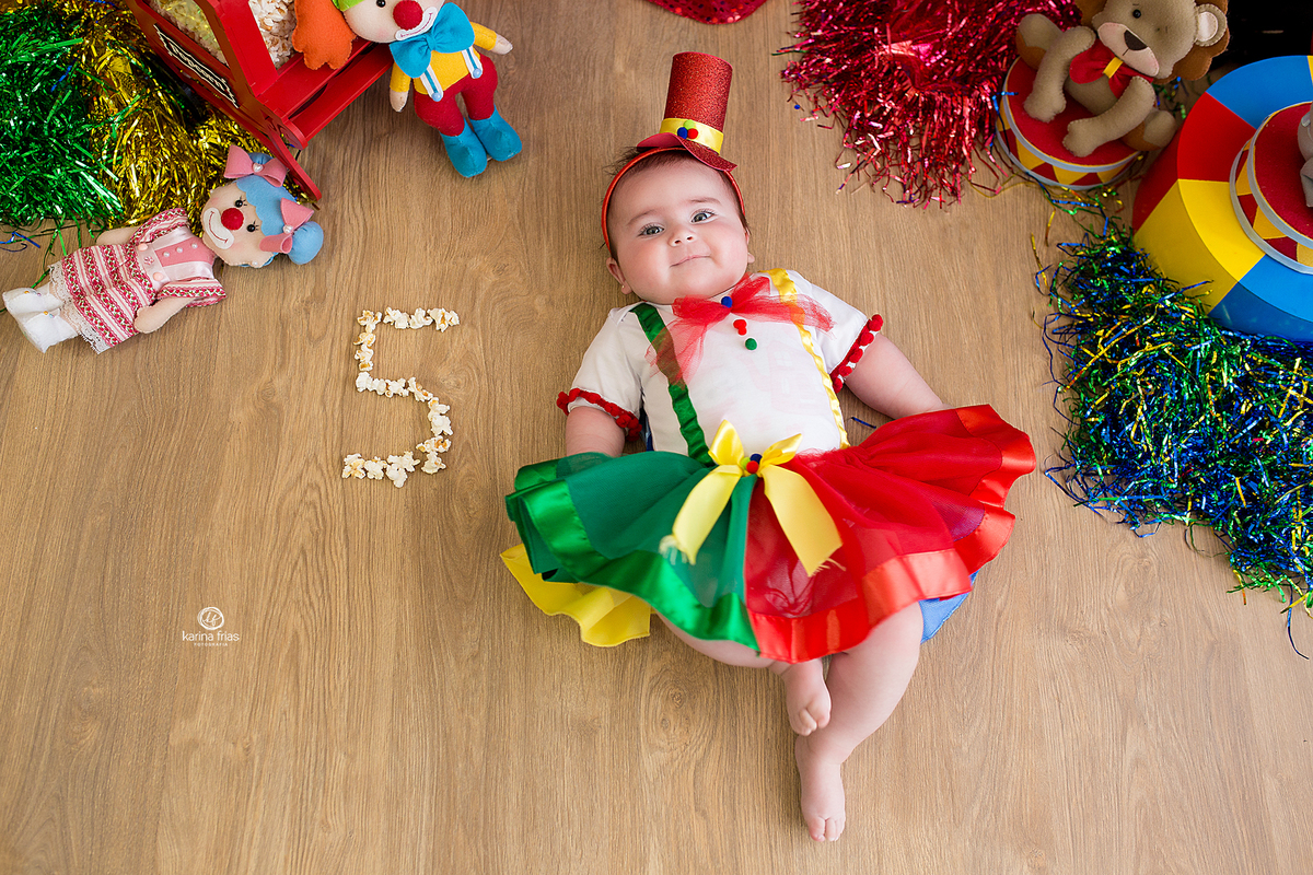 no acompanhamento mensal usamos o numero para representar o mes da criança