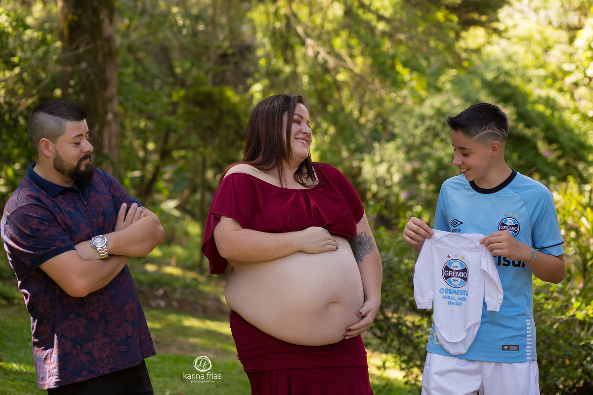 O IRMAO MAIS VELHO SE ORGULHA NO ENSAIO DE GESTANTE