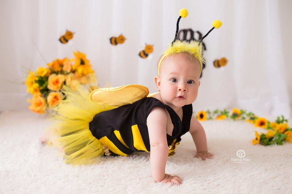 no acompanhamento mensal a bebe engatinha