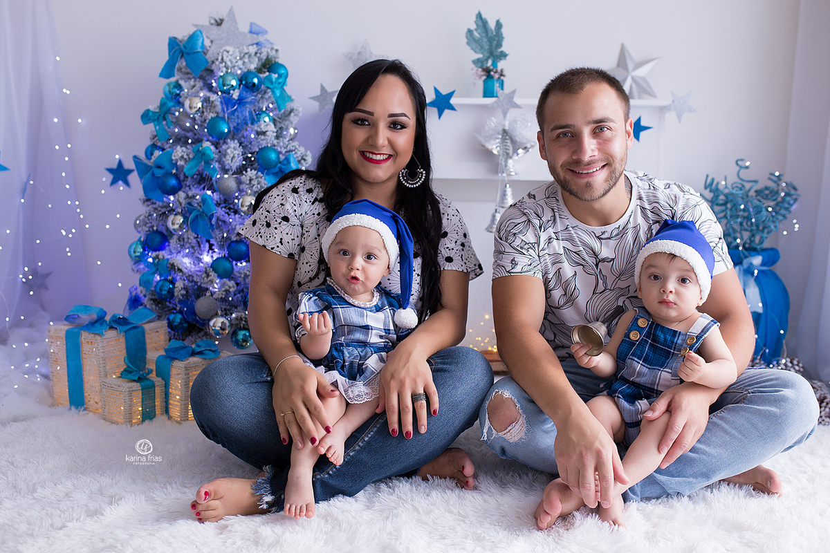 no ensaio infantil os pais participaram