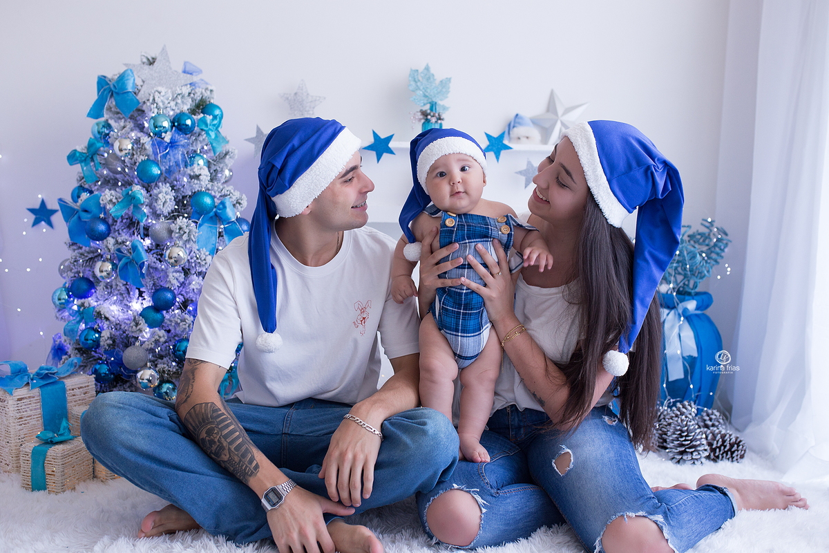 a familia participou das fotos de natal 2020