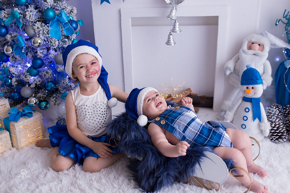 as crianças sorriem para a fotografa de caxias do sul, karina frias