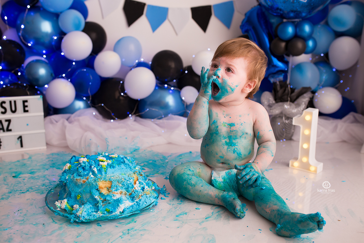 no smash o bebe esta todo sujo