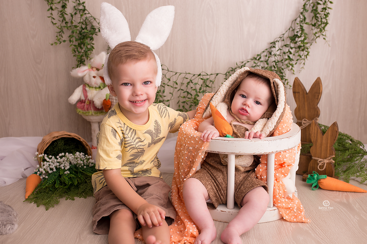 no acompanhamento mensal o irmão mais velho também participou