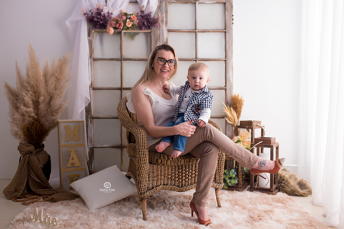 no ensaio de dia das maes 2021 a mae sorri