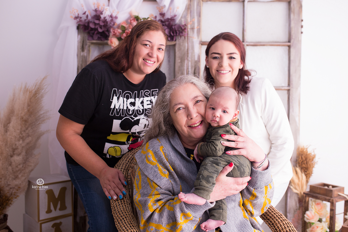 tres gerações participaram do ensaio no estudio em caxias do sul-rs