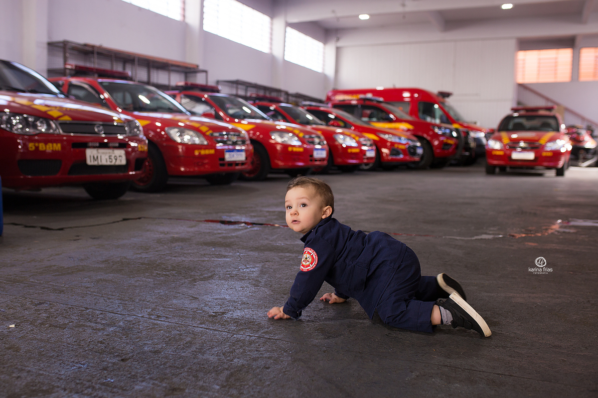 ensaio de um ano no quartel dos bombeiros em caxias do sul-rs