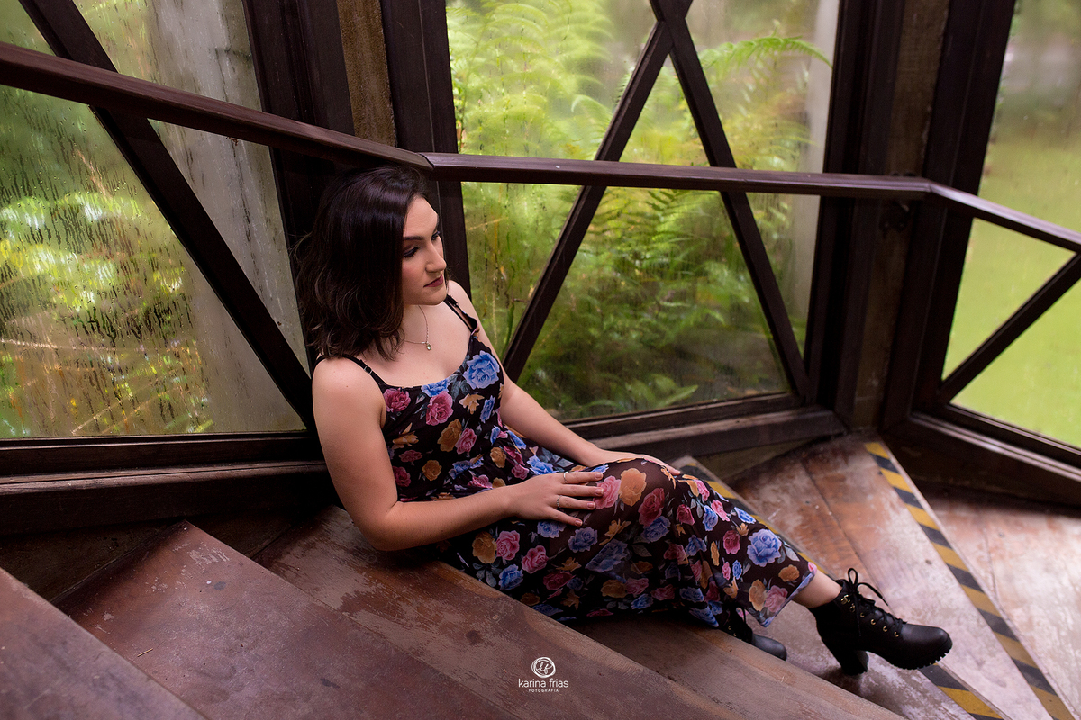 no ensaio pessoal usamos a escada como cenario