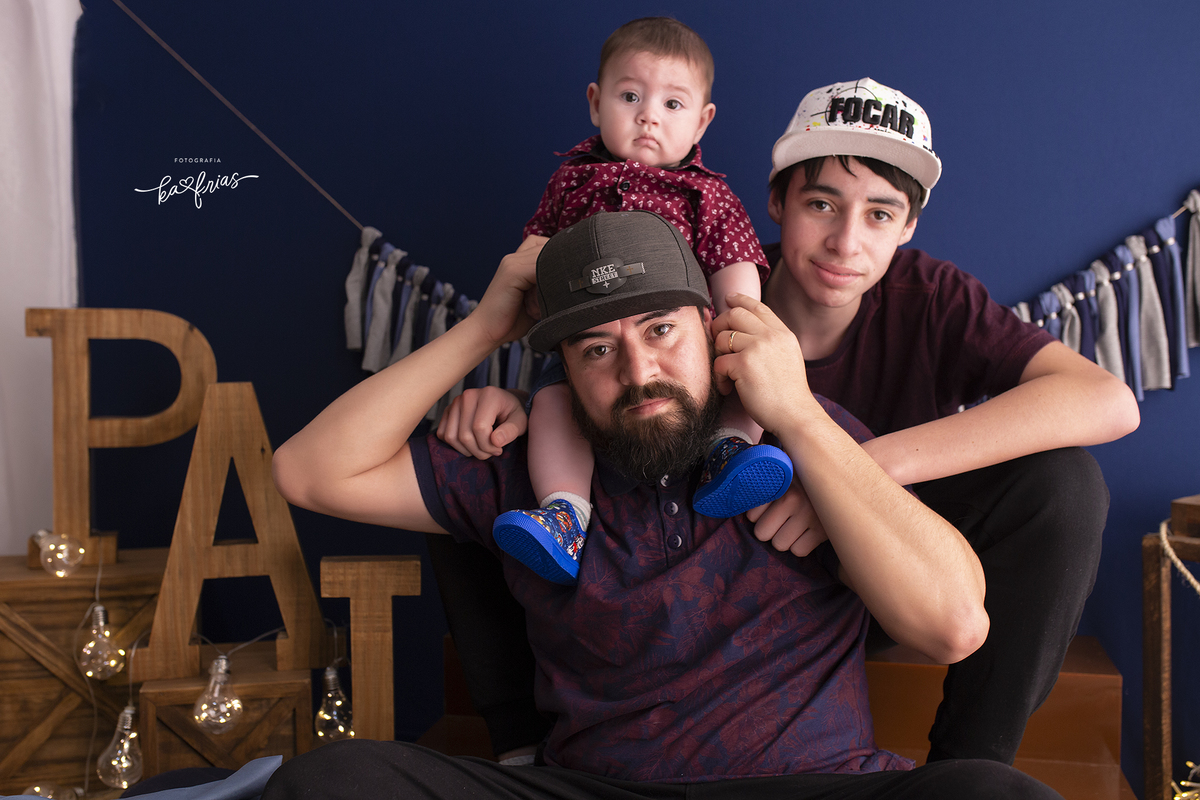 o pai sorri para a fotografa de caxias do sul, ka frias