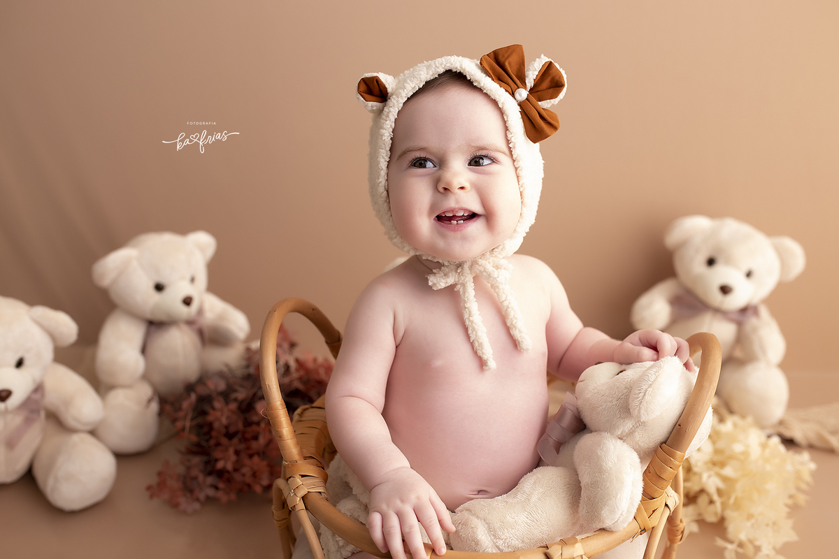 a bebe sorri para a fotografa de caxias do sul, ka frias