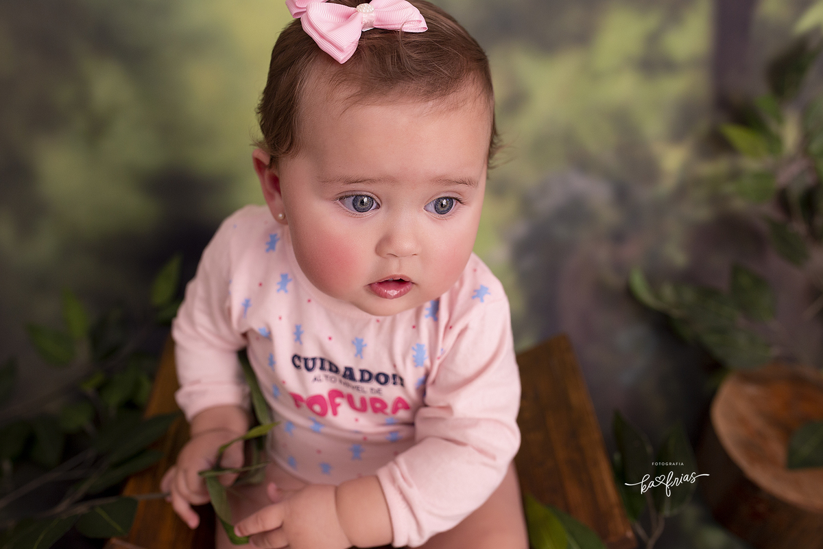 no acompanhamento mensal pegamos a bebe de perfil