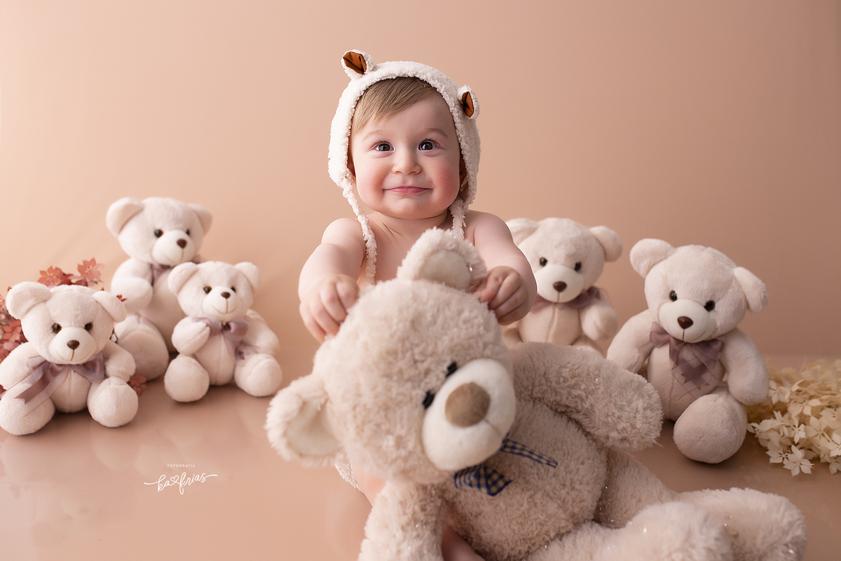 no acompanhamento mensal usamos ursos para compor o cenario