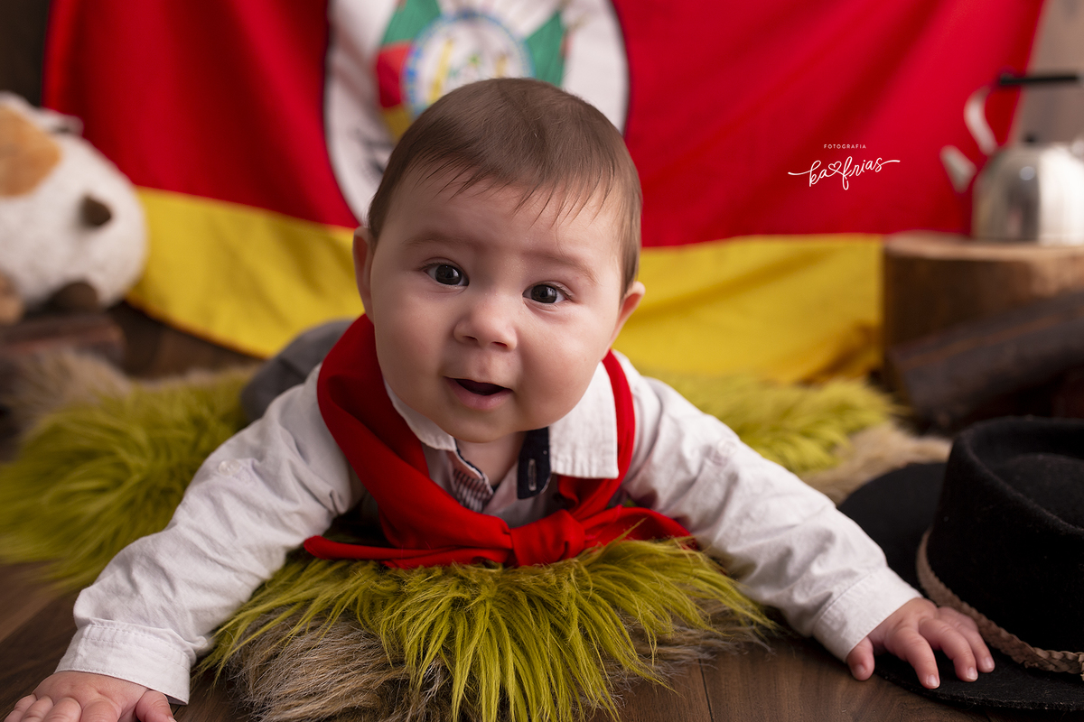 no acompanhamento mensal o bebe sorri