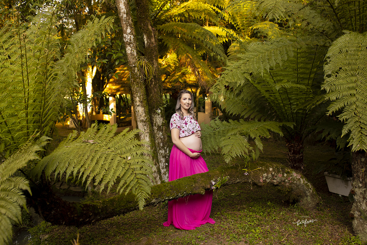 a gestante posa para a fotografa de caxias do sul, ka frias