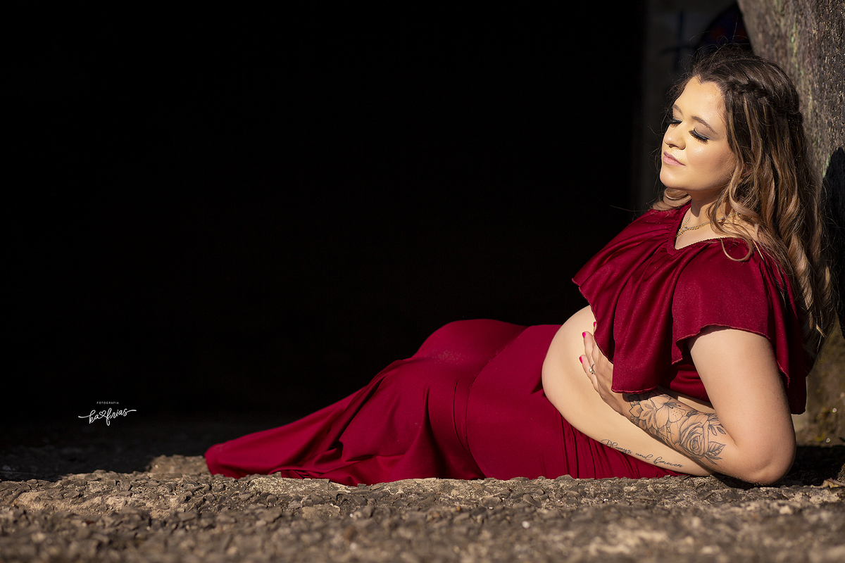 a gestante sente o sol na pele