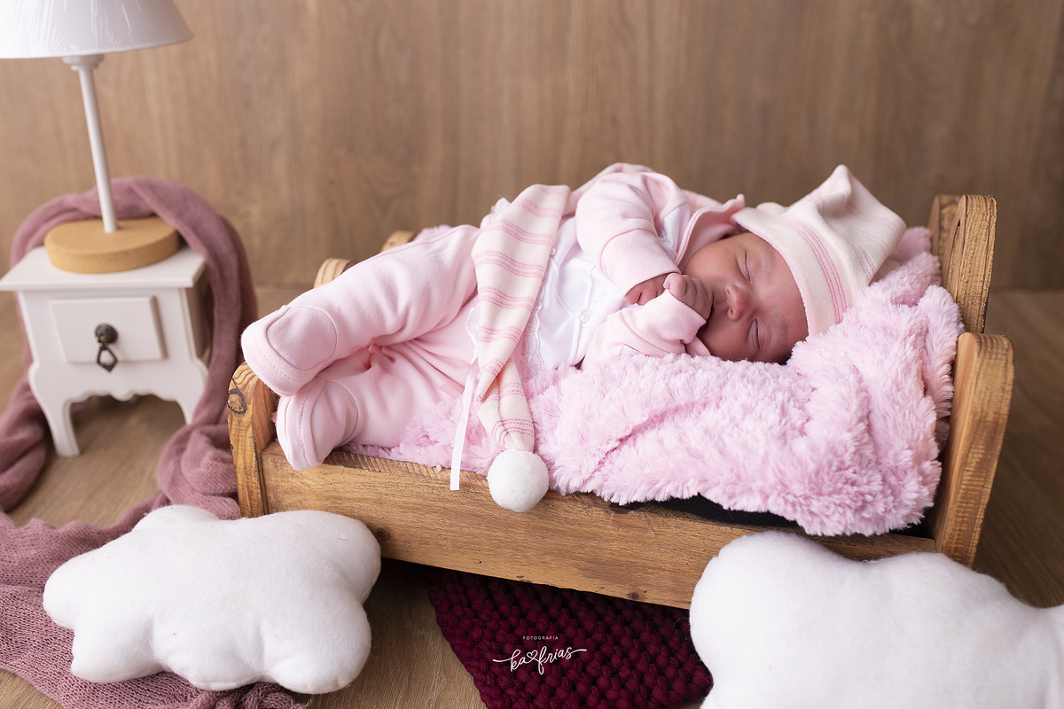 no acompanhamento mensal de 1 mês usamos a caminha para as fotos