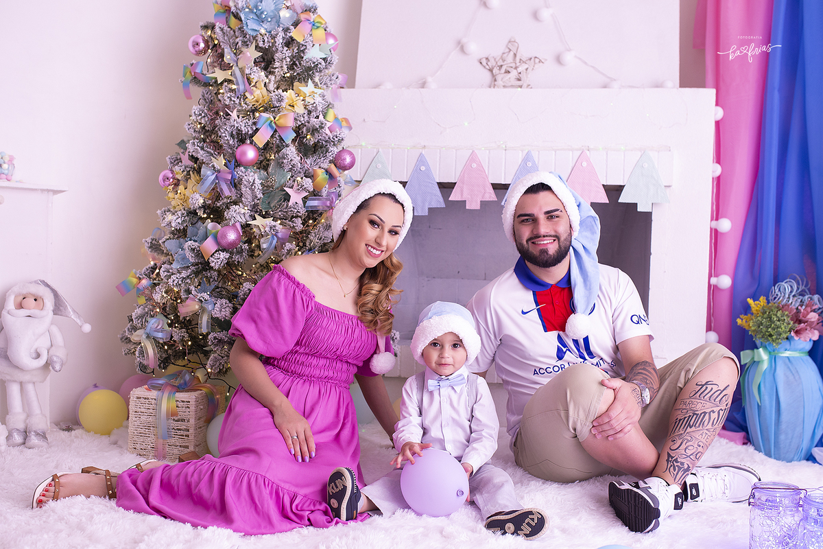 no ensaio de natal 2021 a familia participa