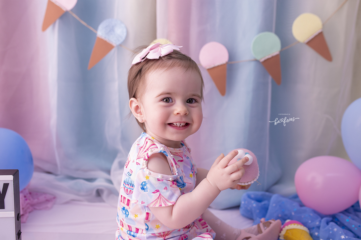 no ensaio smash a bebe sorri