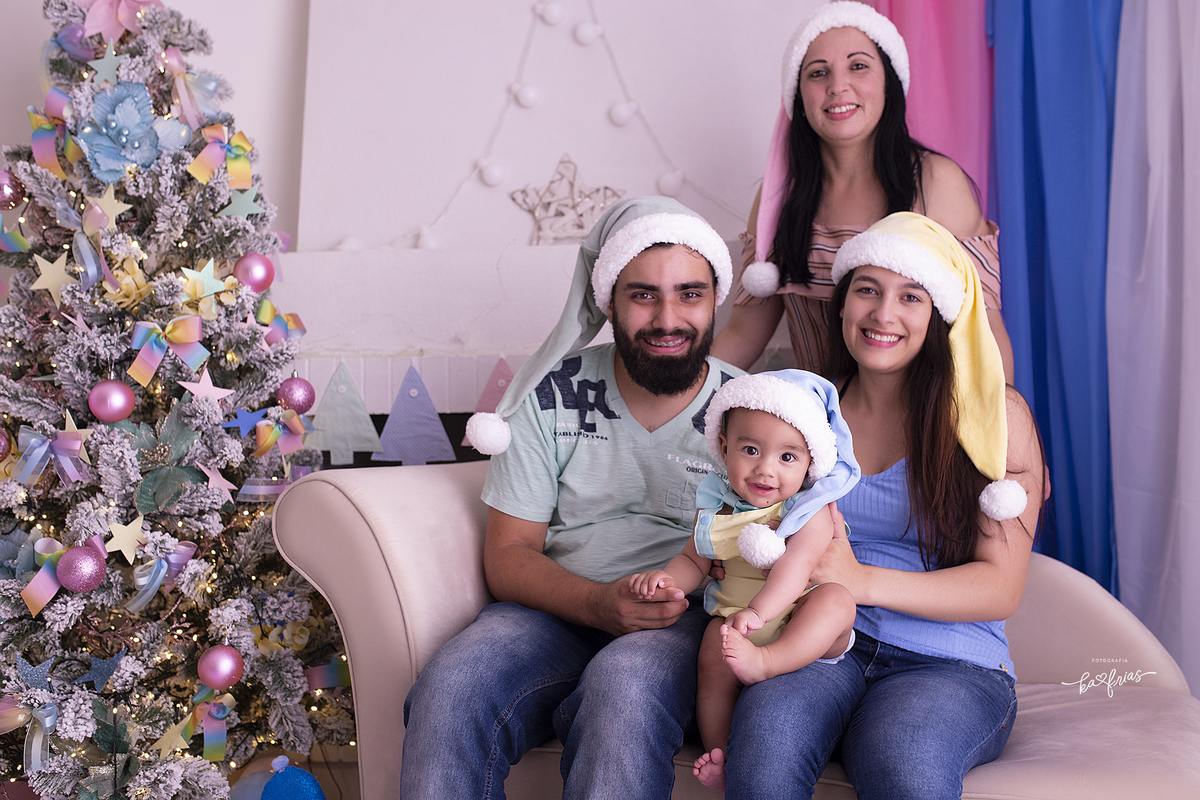 A FAMILIA TODA PARTICIPOU DO ENSAIO DE NATAL EM CAXIAS DO SUL-RS