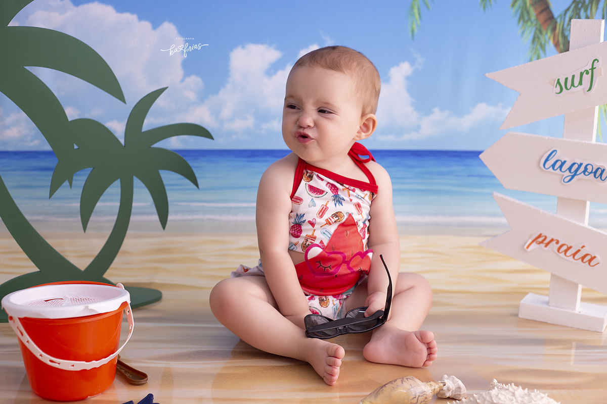 no acompanhamento mensal usamos o tema de verão