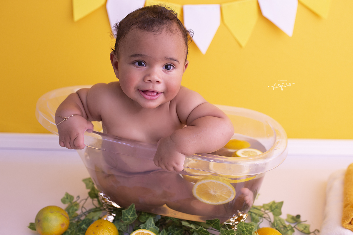 no acompanhamento mensal usamos a banheira no ensaio