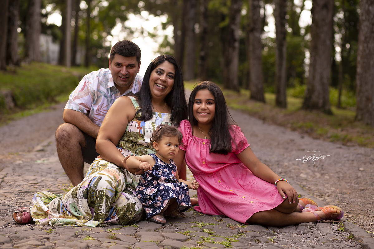 ensaio ao ar livre em familia