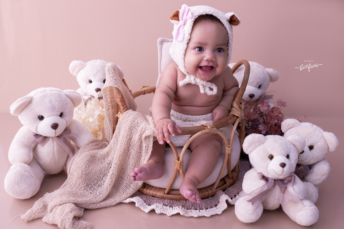 a bebe sorri para a fotografa de caxias do sul, ka frias