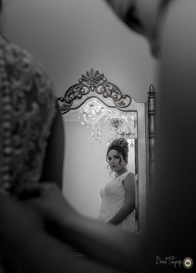 Noiva se prepara para o seu grande dia