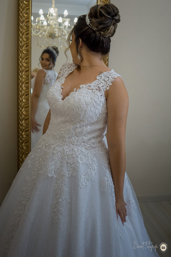 Noiva se prepara para o seu grande dia
