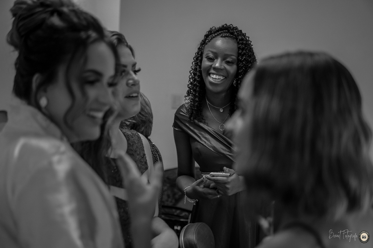 Noiva se prepara para o seu grande dia