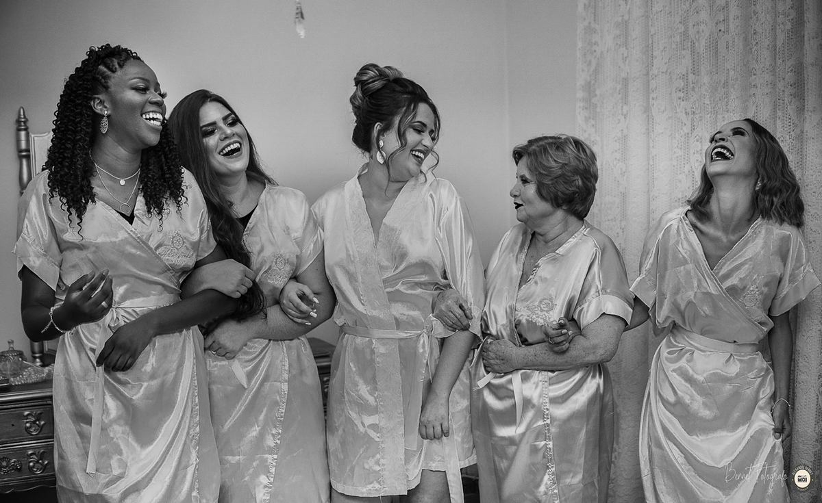 Noiva se prepara para o seu grande dia