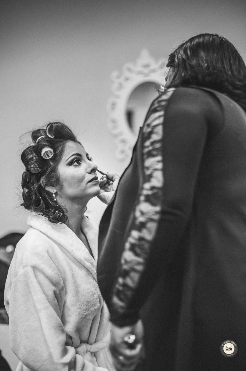 Preparação da noiva para seu grande dia