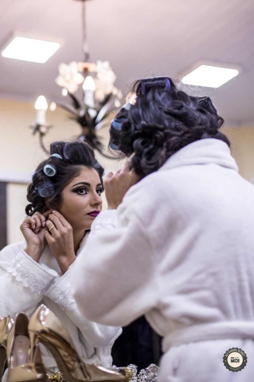 Preparação da noiva para seu grande dia