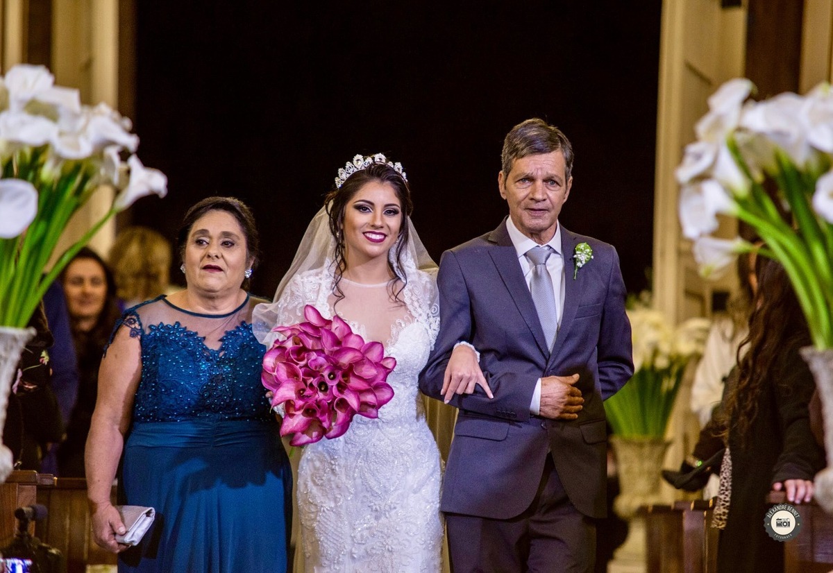 Casamento realizado em Barbacena-MG na igreja de Nossa Senhora da Piedade