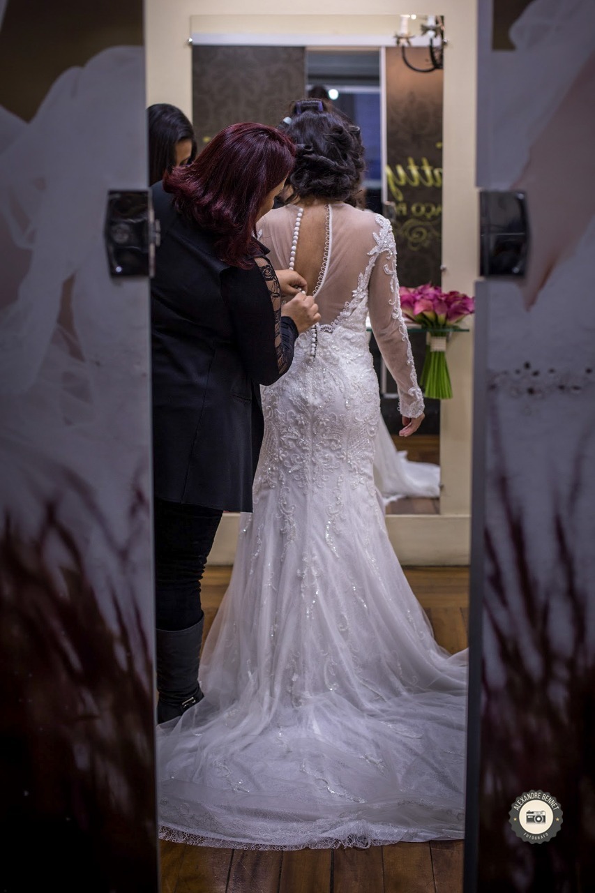 Preparação da noiva para seu grande dia