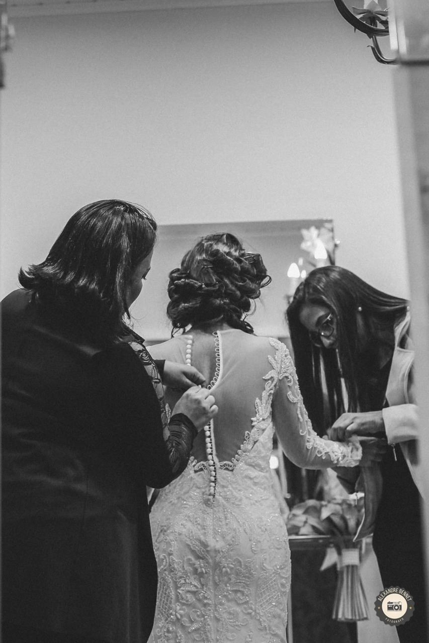 Preparação da noiva para seu grande dia