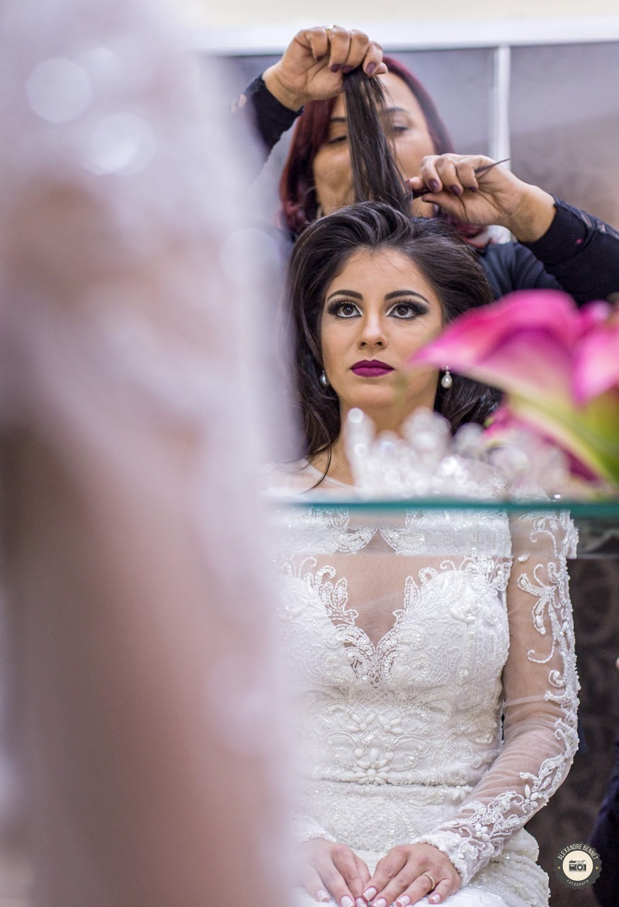 Preparação da noiva para seu grande dia