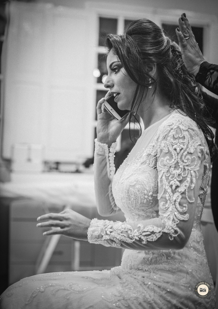 Preparação da noiva para seu grande dia