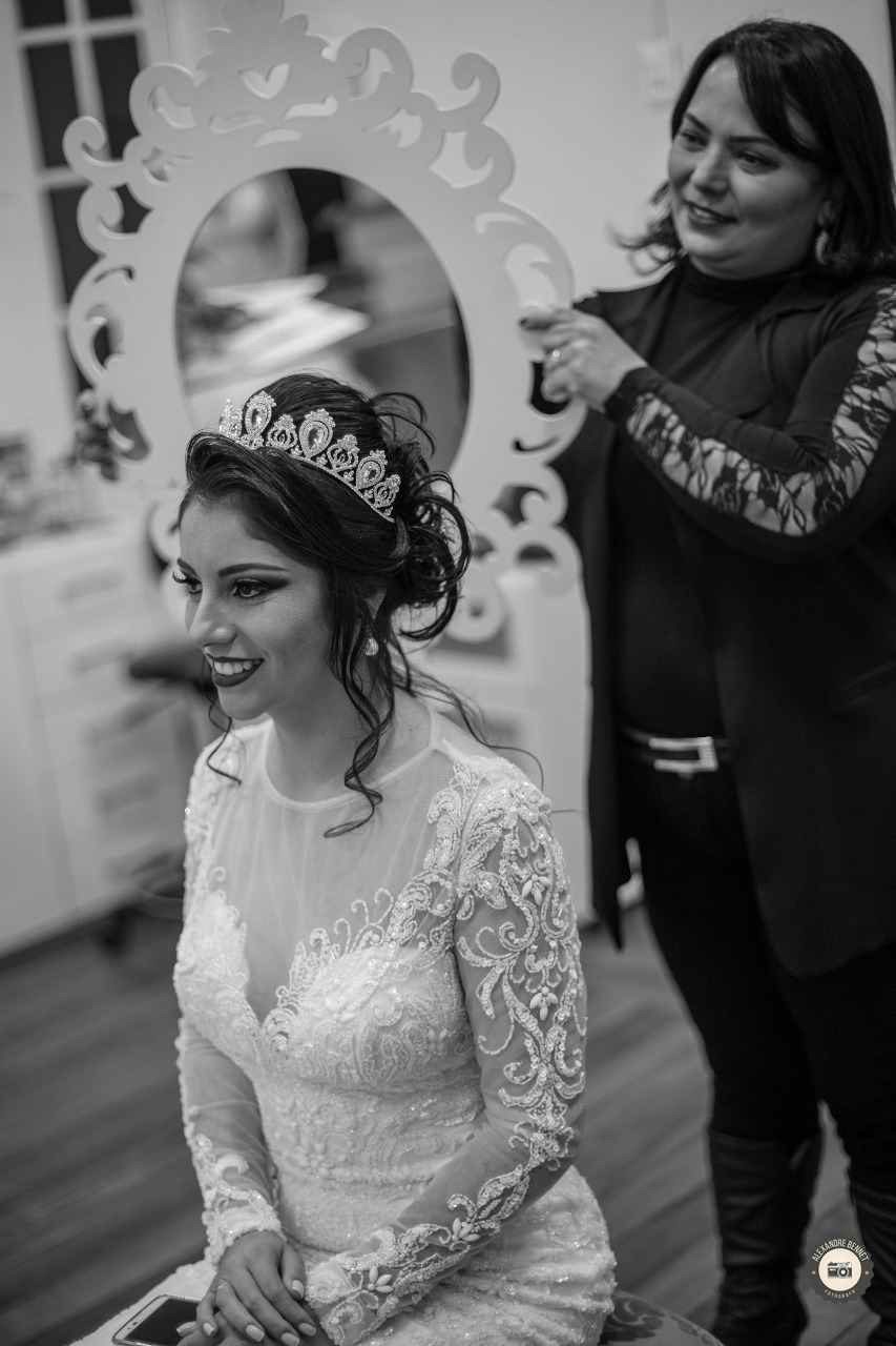 Preparação da noiva para seu grande dia