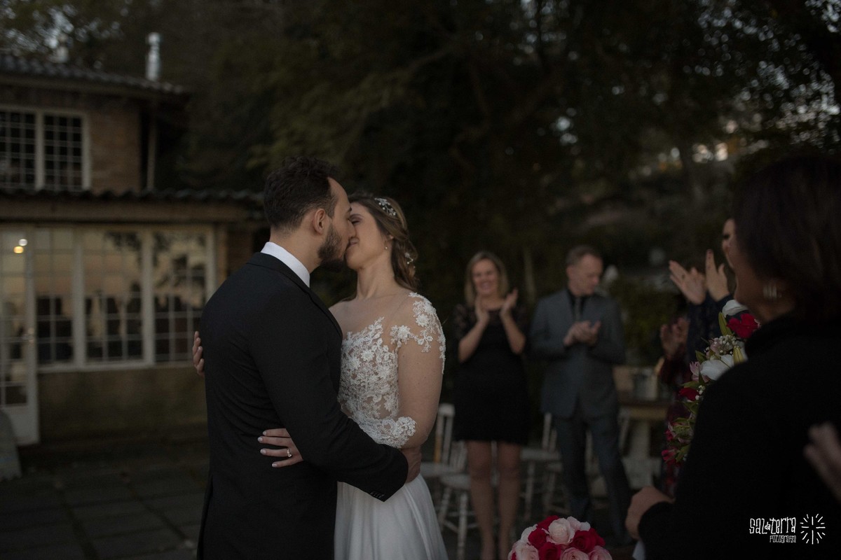 mini wedding porto alegre ao ar livre por do sol restaurante la piedra para 12 pessoas