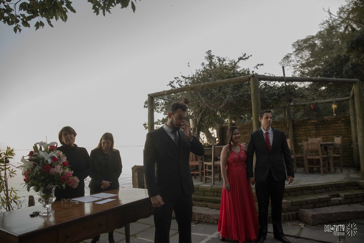 mini wedding porto alegre ao ar livre por do sol restaurante la piedra para 12 pessoas