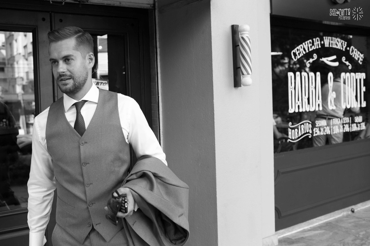fotografo de casamento porto alegre RS dia do noivo making of qod barber shop